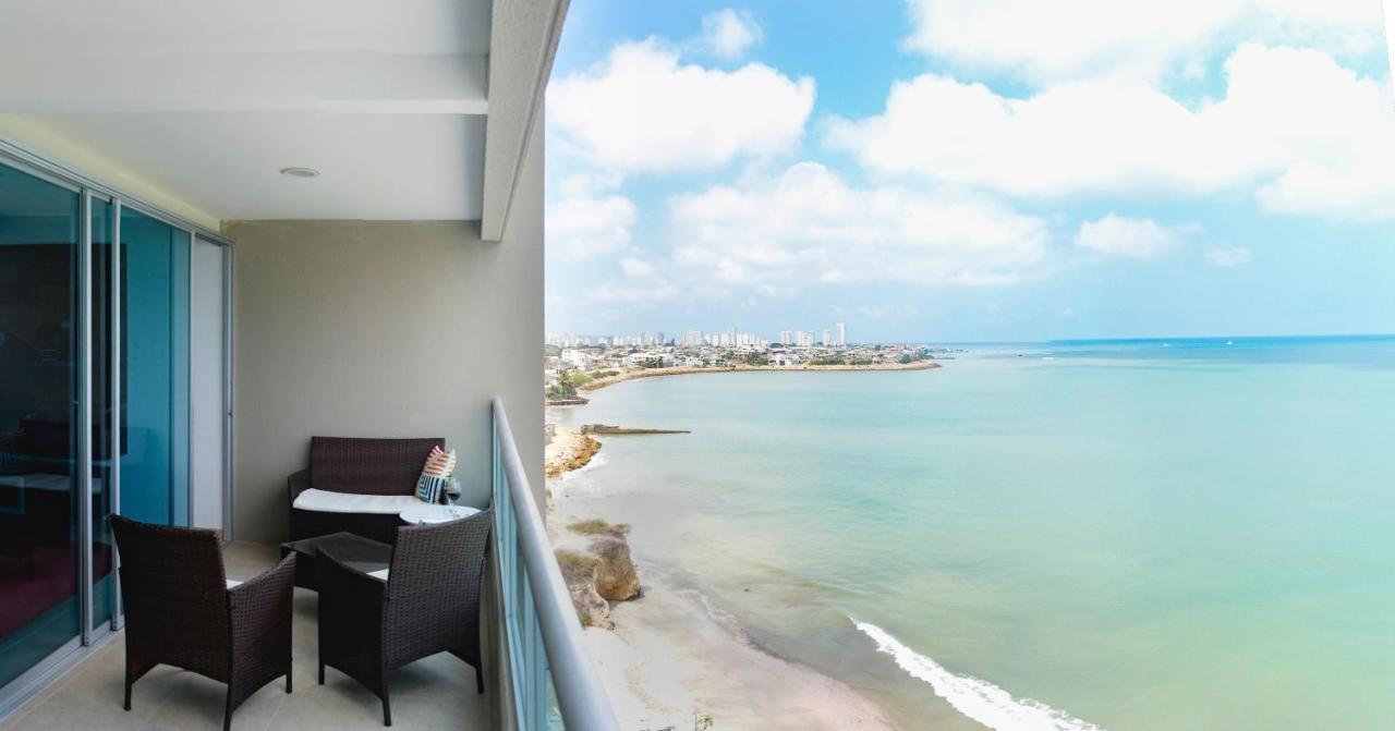 Апартаменти Lindo Departamento Al Pie De Playa Edificio Torre Oceanica Салінас Екстер'єр фото