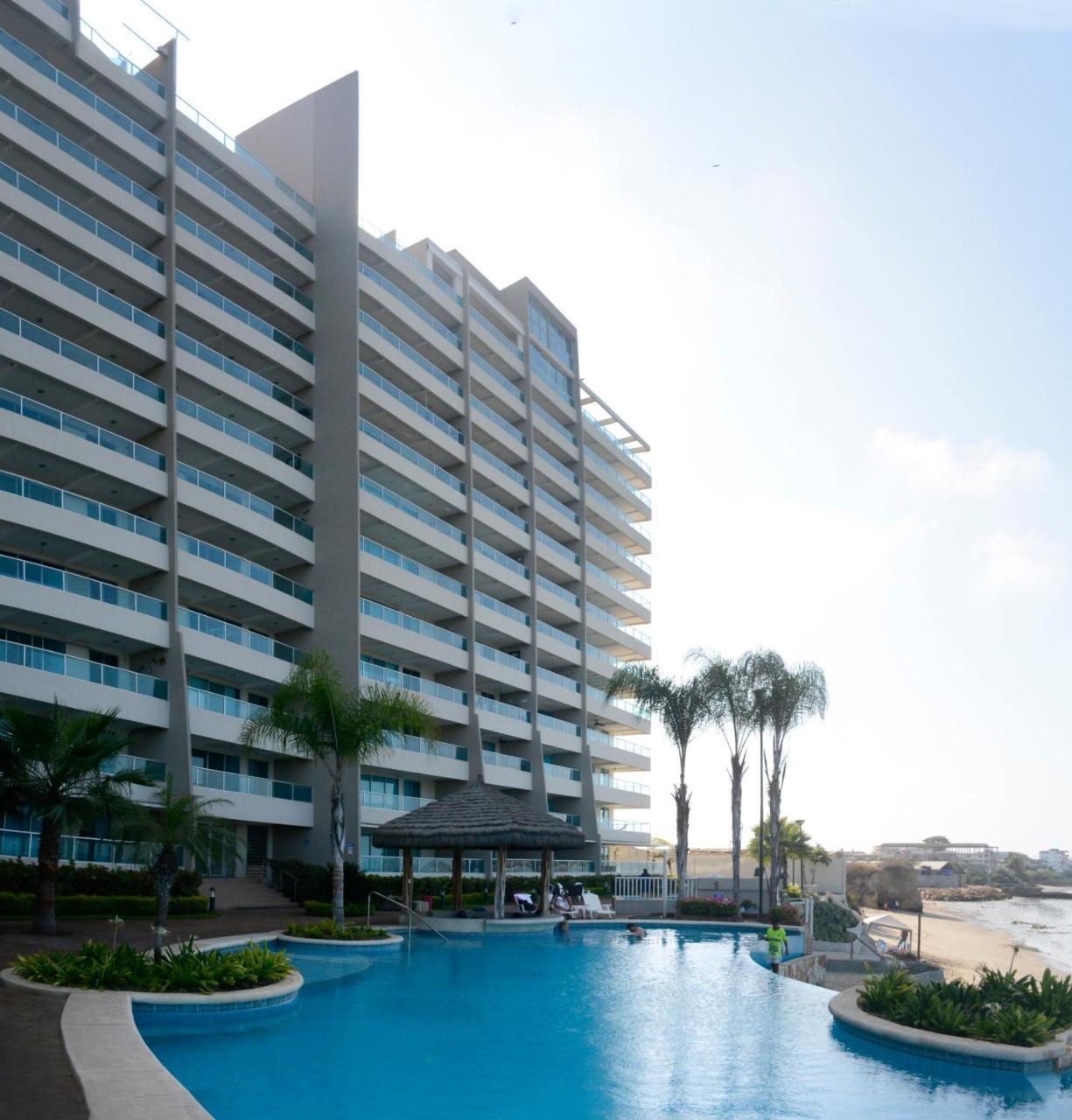 Апартаменти Lindo Departamento Al Pie De Playa Edificio Torre Oceanica Салінас Екстер'єр фото